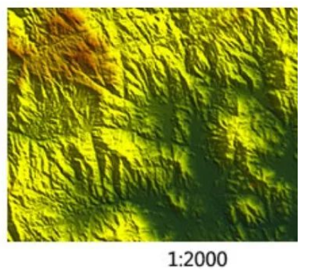 飛燕遙感案例比例尺為1比2000的數(shù)字高程模型DEM成果.png